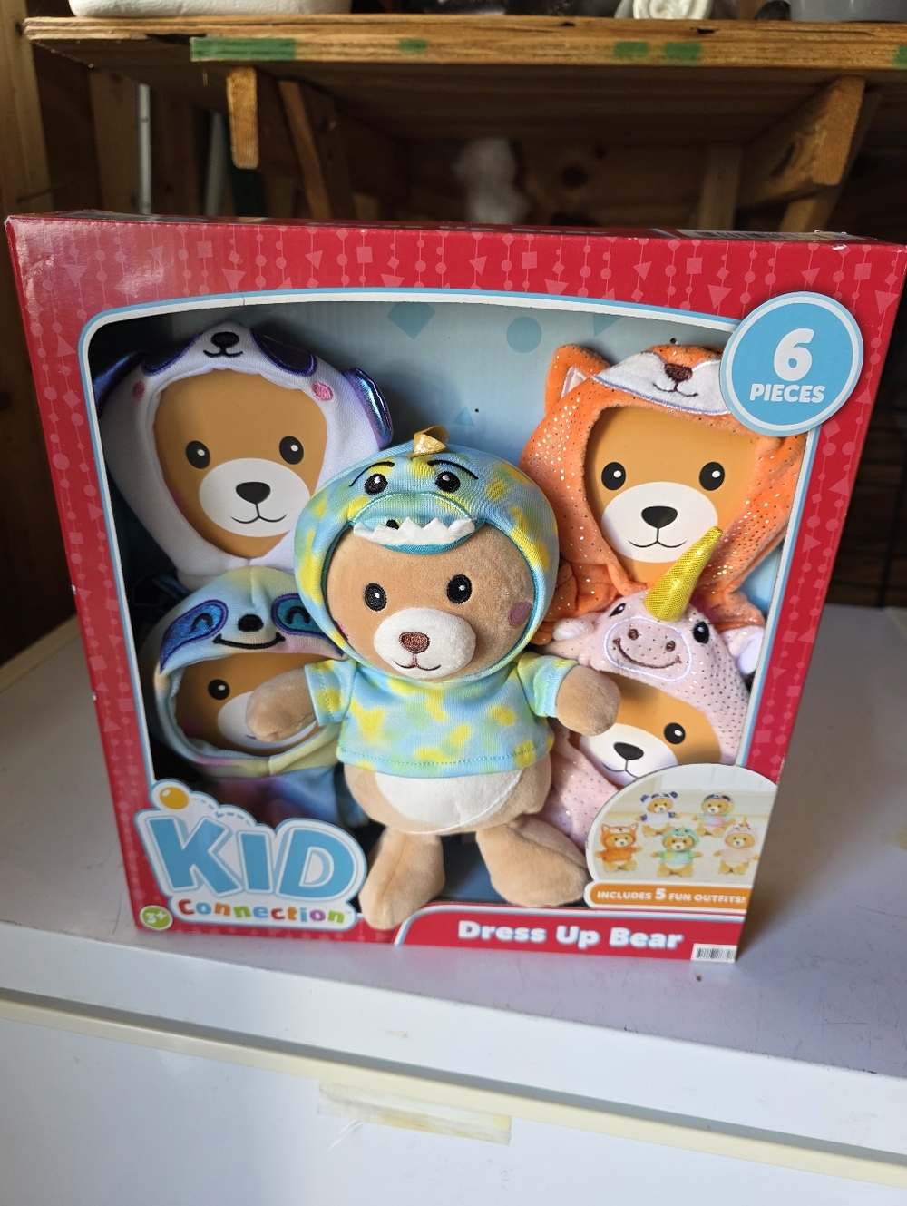 Dress Up Bear Plush Toy - Multi-Color Costume Set
